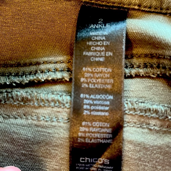 Chico’s So Slimming Girlfriend Ankle Jean - Picture 8 of 9